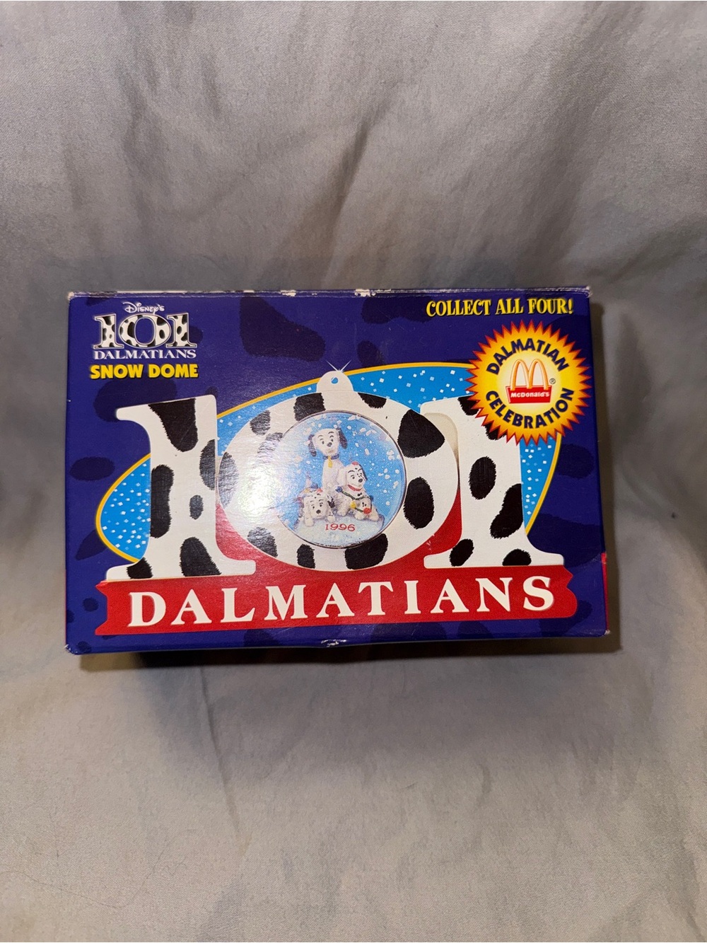Disney 101 Dalmatians Celebration Snow Dome 1996 Collectible